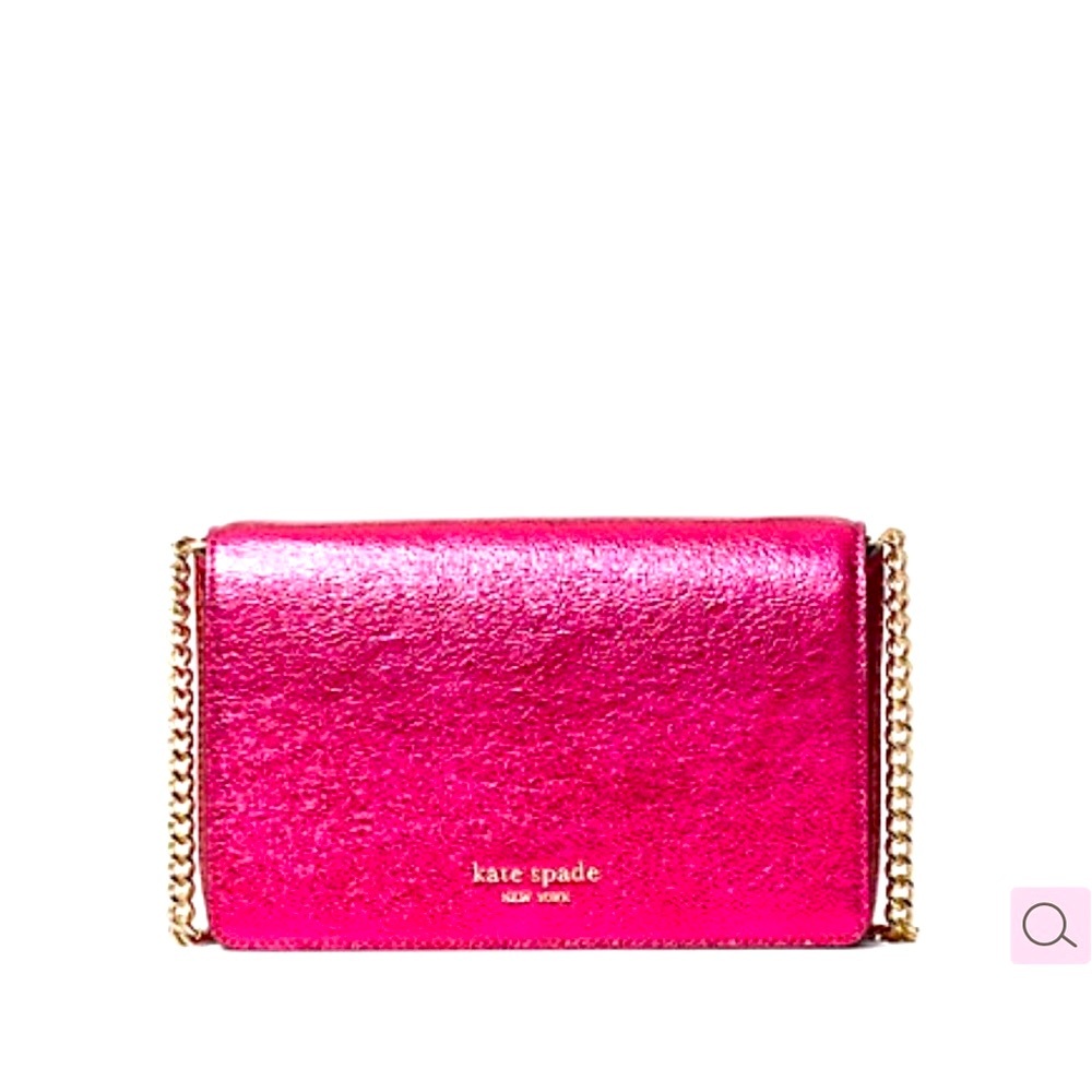 Kate Spade New York Spencer Metallic Chain Wallet